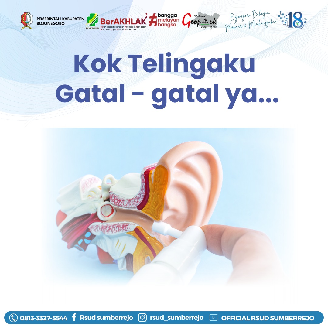 Siapa nih yang sering merasa gatal pada telinganya?