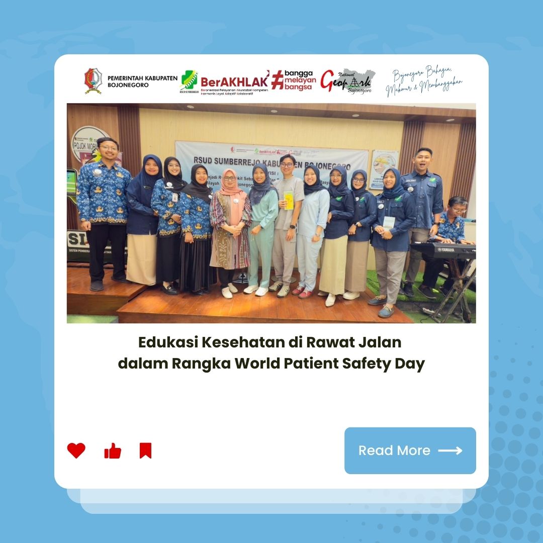 Edukasi Kesehatan dalam Rangka World Patient Safety Day di RSUD Sumberrejo
