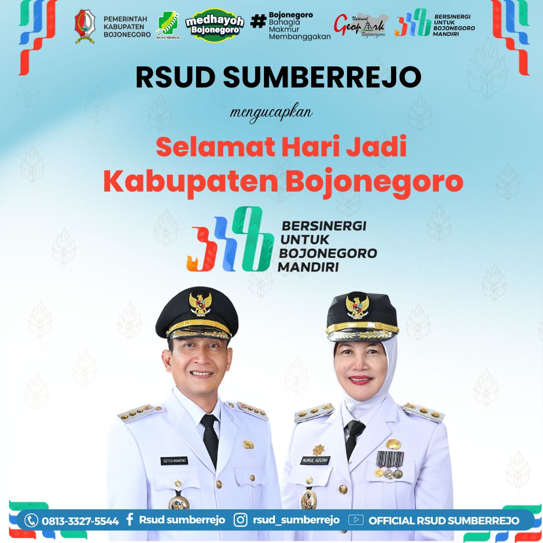 RSUD Sumberrejo mengucapan Selamat Hari Jadi Kabupaten Bojonegoro ke 348