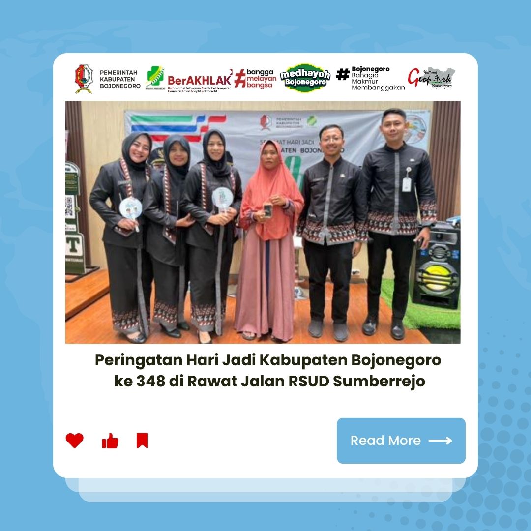 Peringatan Hari Jadi Bojonegoro ke 348 di RSUD Sumberrejo