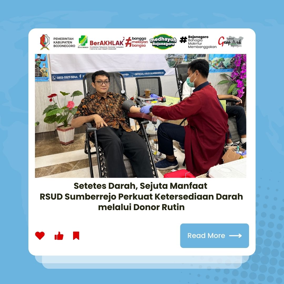 Aksi Nyata Kepedulian: Donor Darah Rutin Jadi Budaya di RSUD Sumberrejo