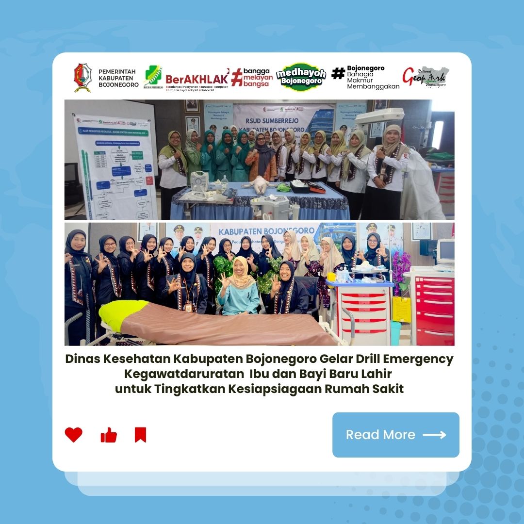 Perkuat Kesiapsiagaan RS, Dinkes Bojonegoro Adakan Drill Kegawatdaruratan Maternal-Neonatal