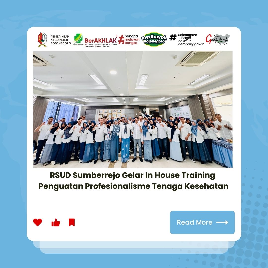 RSUD Sumberrejo Gelar In House Training Penguatan Profesionalisme Tenaga Kesehatan
