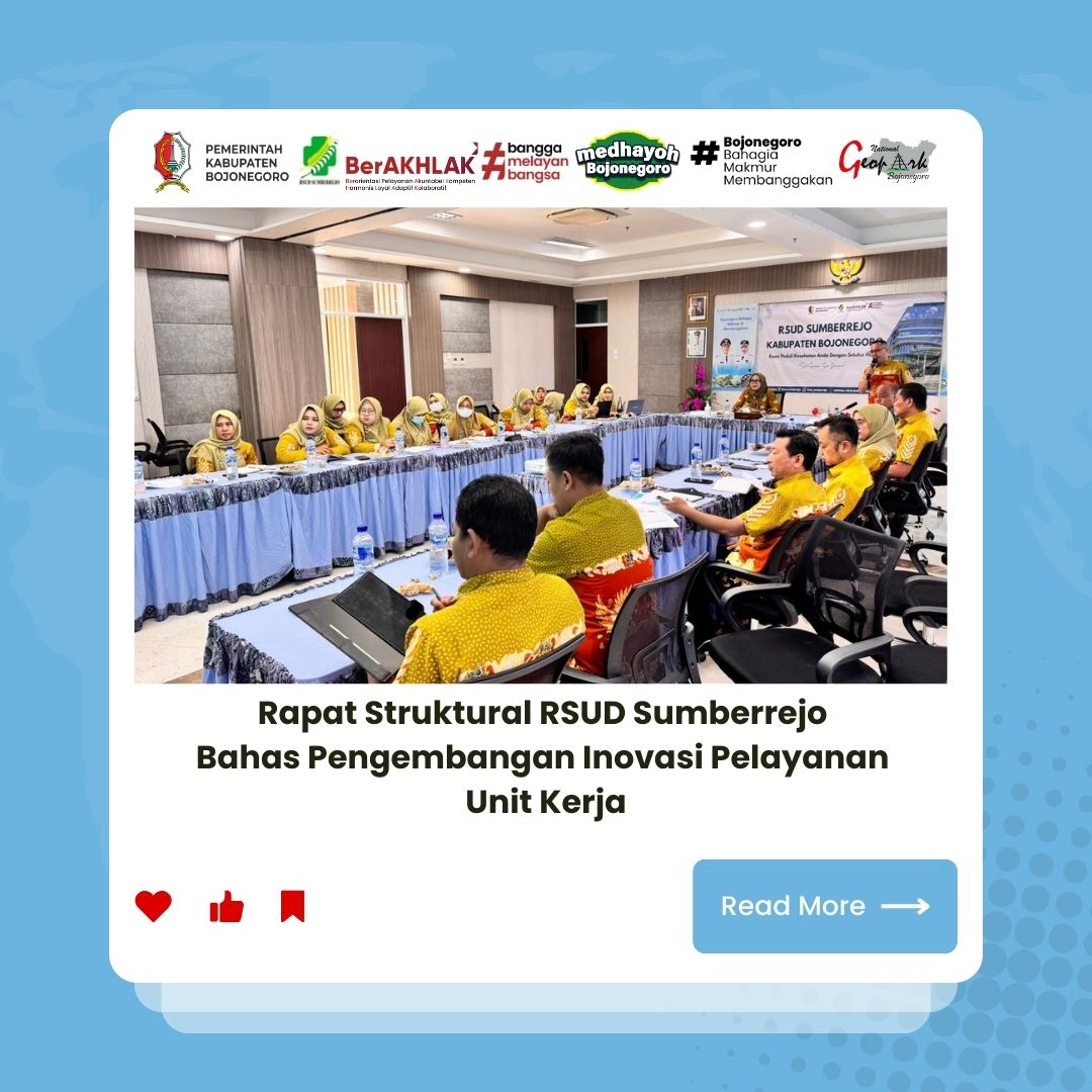 Rapat Struktural RSUD Sumberrejo Bahas Pengembangan Inovasi Pelayanan Unit Kerja