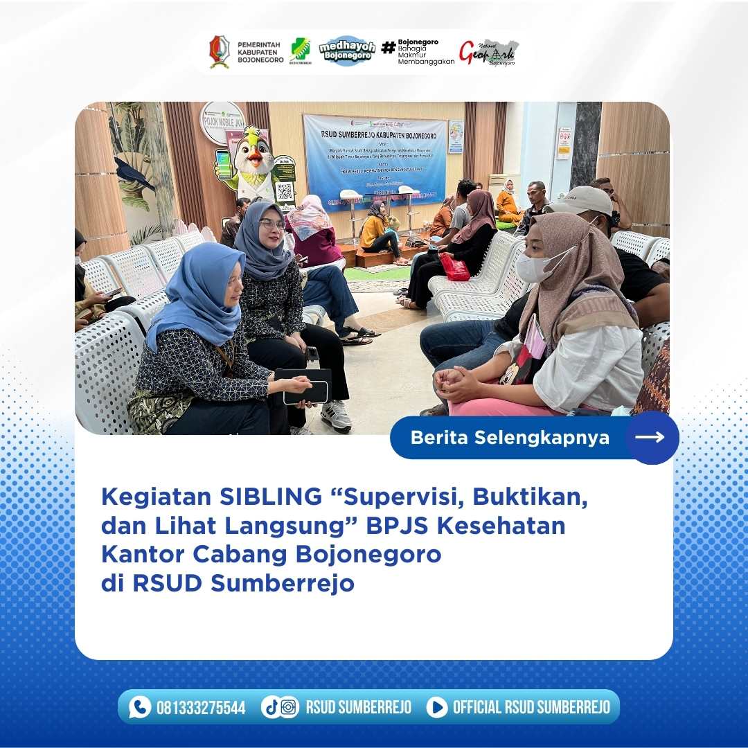 Kegiatan SIBLING BPJS Kesehatan Kantor Cabang Bojonegoro di RSUD Sumberrejo