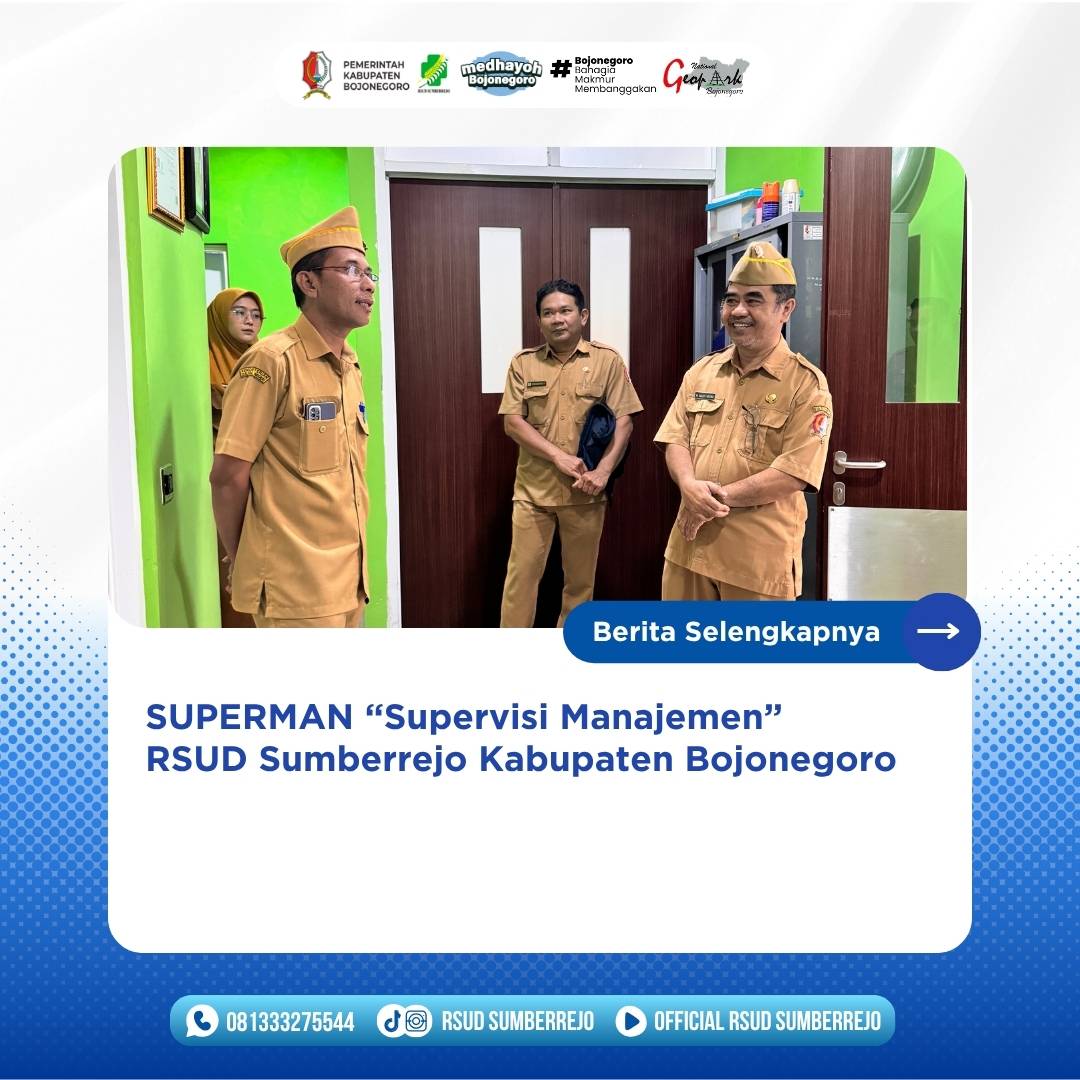 SUPERMAN "Supervisi Manajemen" RSUD Sumberrejo