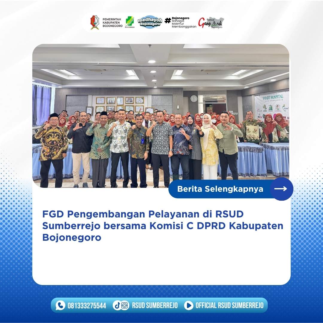 FGD Pengembangan Pelayanan di RSUD Sumberrejo bersama Komisi C DPRD Kab.Bojonegoro