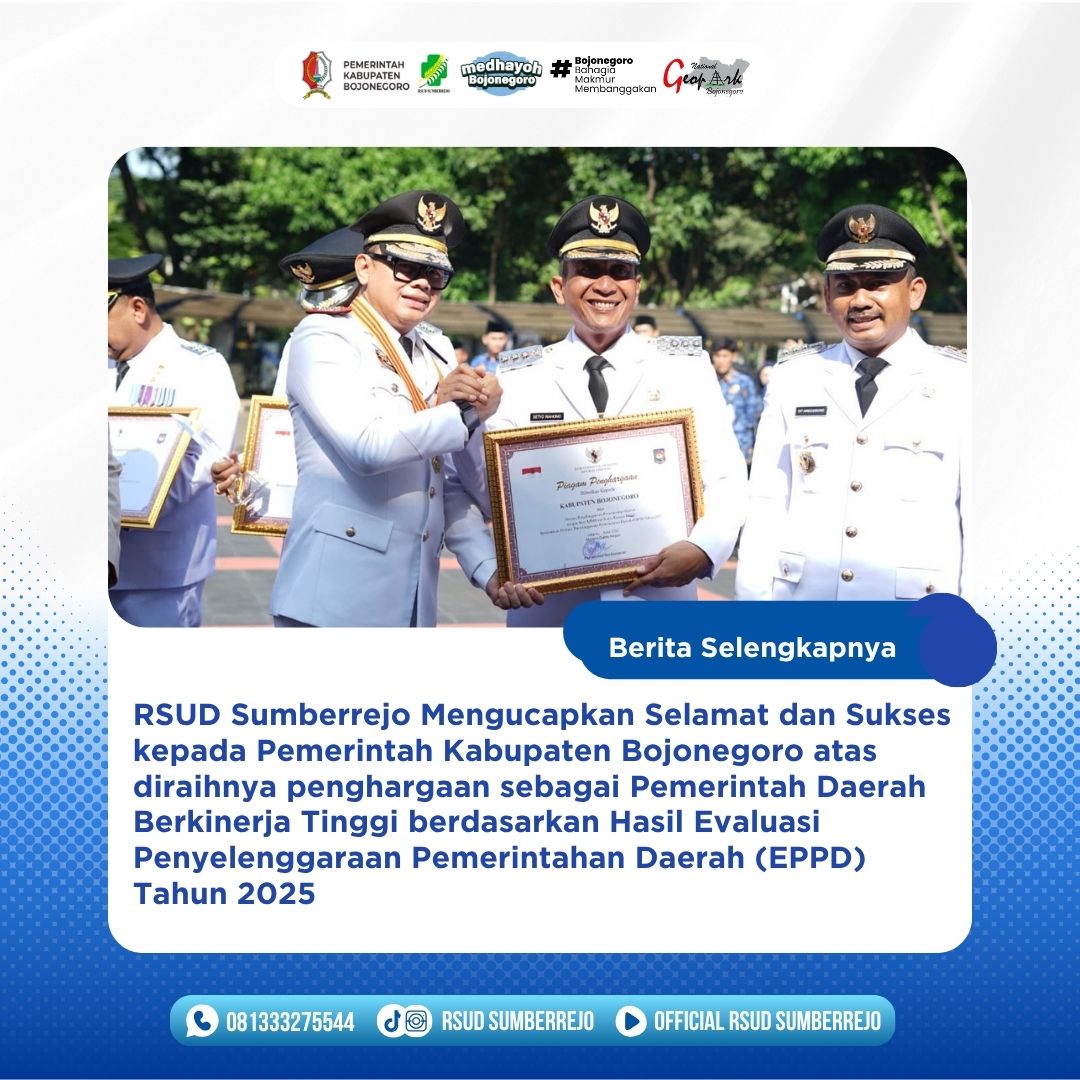 Selamat dan Sukses atas Penghargaan yang diterima Pemerintah Kabupaten Bojonegoro