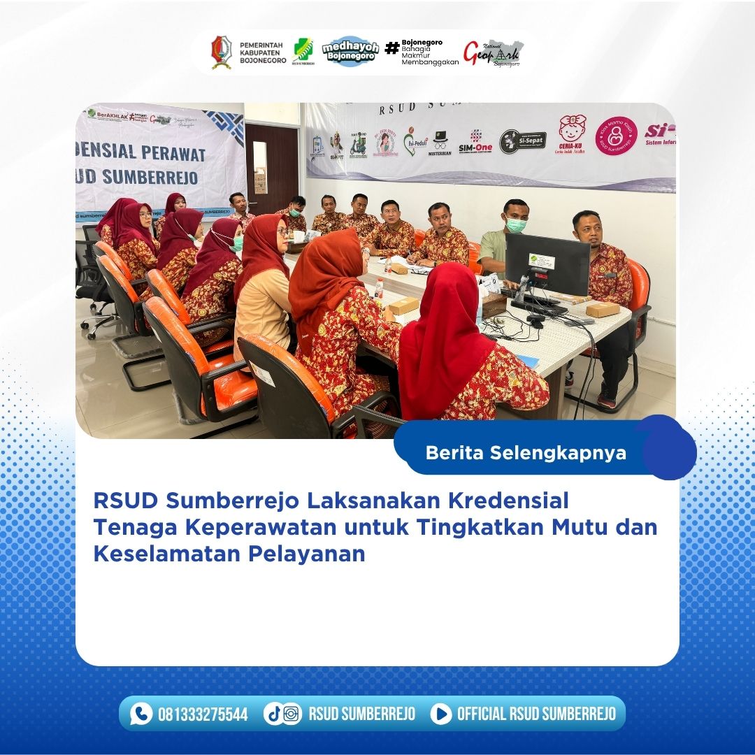 Komite Keperawatan RSUD Sumberrejo Selenggarakan Kredensial untuk Penetapan Kewenangan Klinis