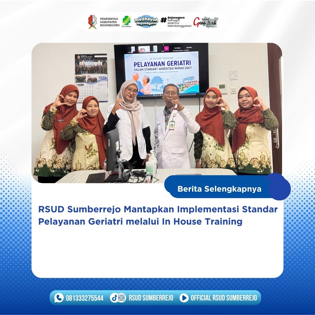 Pelayanan Ramah Lansia, RSUD Sumberrejo Perkuat Implementasi Standar Geriatri melalui IHT