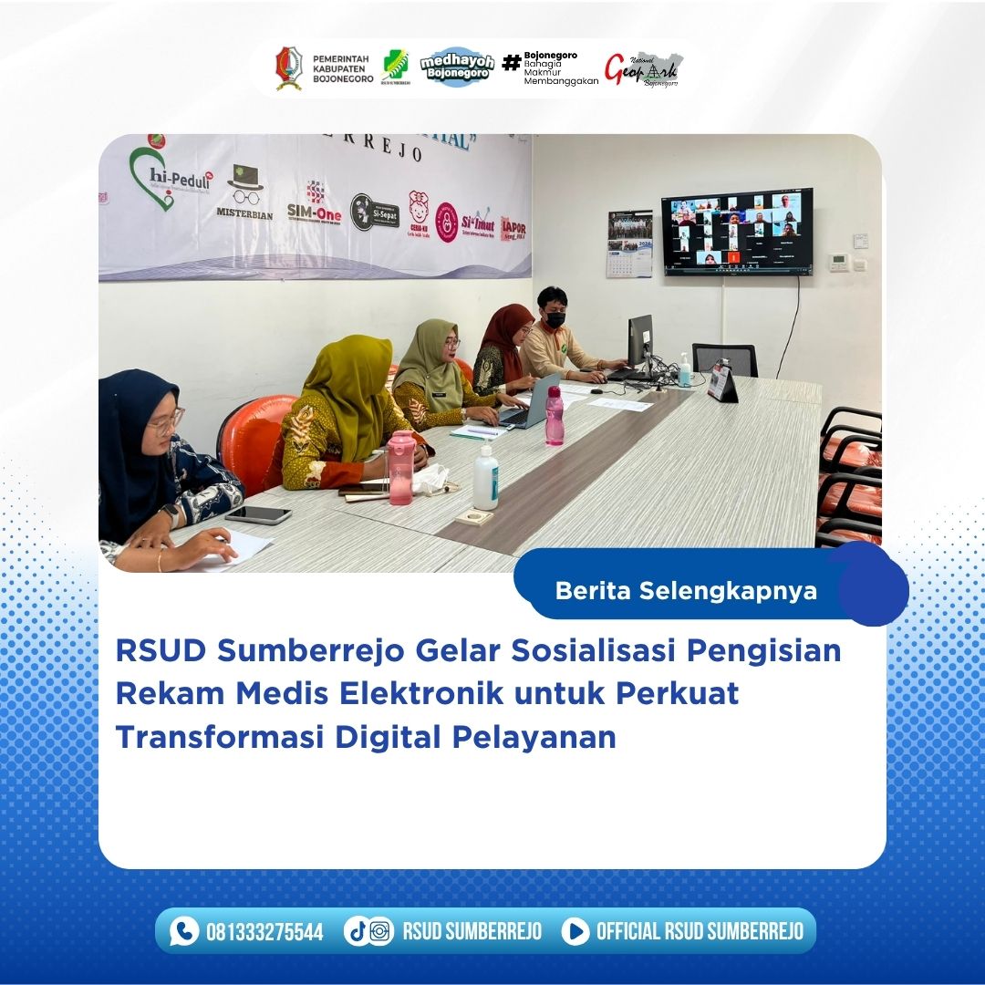 Sosialisasi Pengisian Rekam Medis Elektronik (RME)