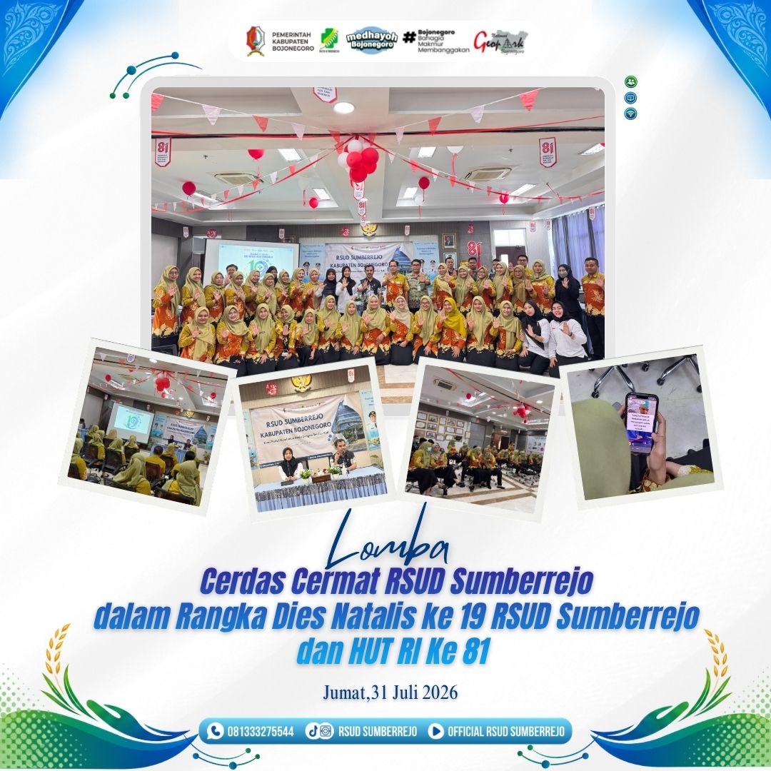 Semarak Dies Natalis ke-19 dan HUT RI ke-81, RSUD Sumberrejo Gelar Lomba Cerdas Cermat