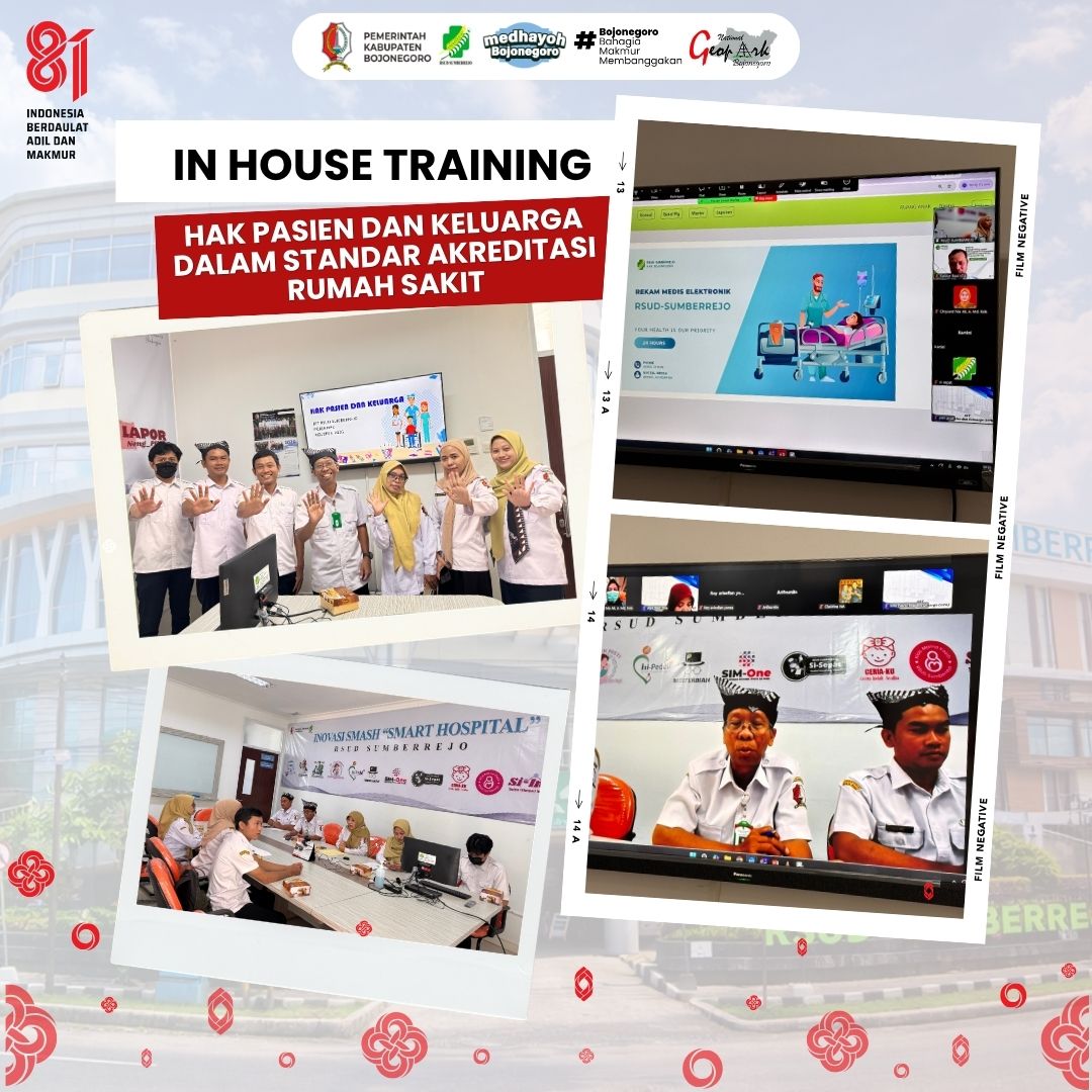 RSUD Sumberrejo Gelar In House Training Hak Pasien dan Keluarga dalam Standar Akreditasi Rumah Sakit