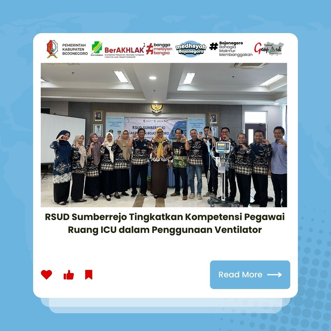 RSUD Sumberrejo Tingkatkan Kompetensi Pegawai Ruang ICU dalam Penggunaan Ventilator
