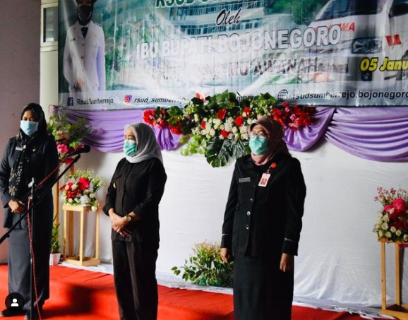 Peresmian Ambulan 8 Januari 2021 Oleh Ibu Bupati
